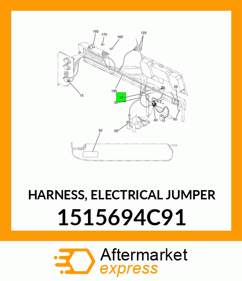 HARNESS, ELECTRICAL JUMPER 1515694C91