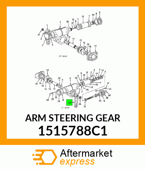 ARM STEERING GEAR 1515788C1