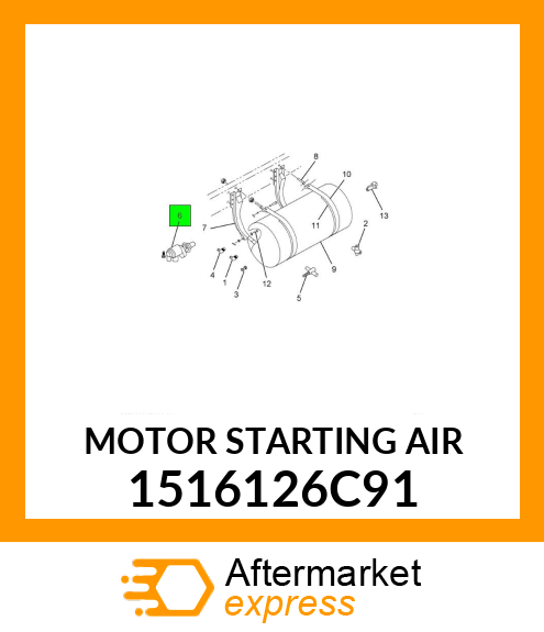 MOTOR STARTING AIR 1516126C91