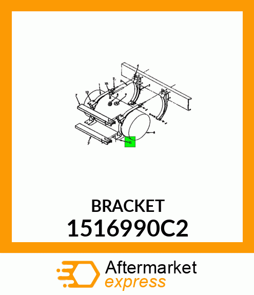 BRACKET, MOUNTING FUEL TANK STEP 1516990C2