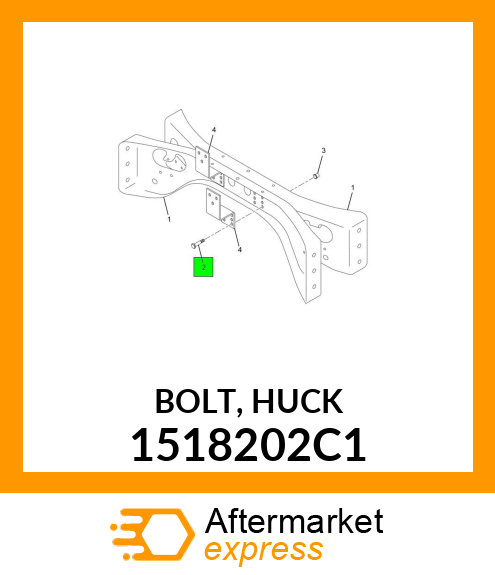 BOLT, HUCK 1518202C1