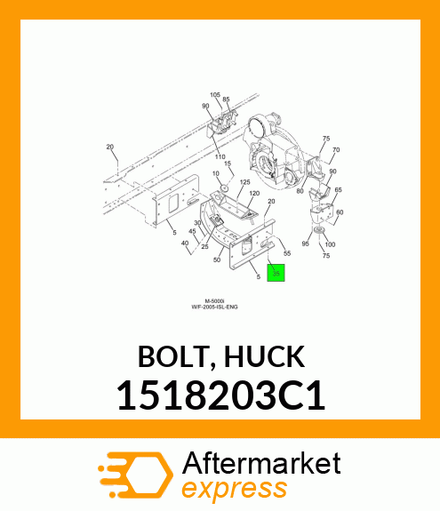 BOLT, HUCK 1518203C1