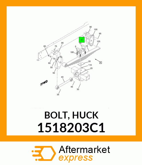 BOLT, HUCK 1518203C1