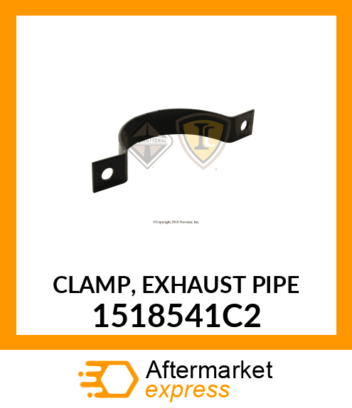 CLAMP, EXHAUST PIPE 1518541C2