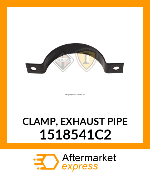 CLAMP, EXHAUST PIPE 1518541C2