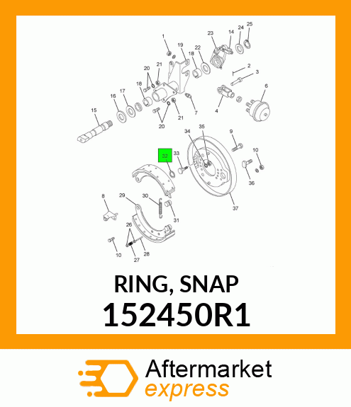 RING, SNAP 152450R1