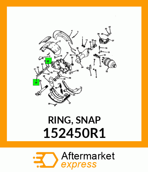 RING, SNAP 152450R1