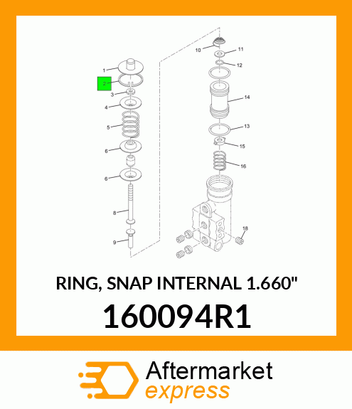 RING, SNAP INTERNAL 1.660" 160094R1