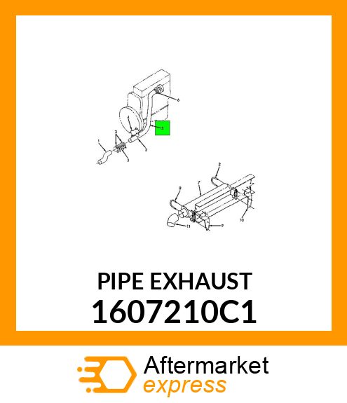 PIPE EXHAUST 1607210C1