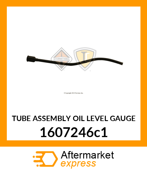 TUBE ASSEMBLY OIL LEVEL GAUGE 1607246c1