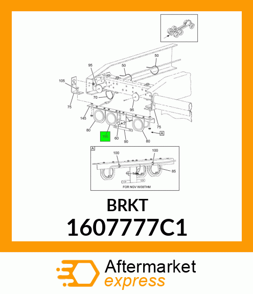 BRACKET TURN SIGNAL LIGHT 4L 1607777C1