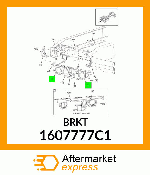 BRACKET TURN SIGNAL LIGHT 4L 1607777C1