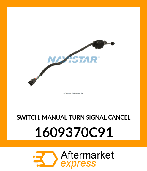 SWITCH, MANUAL TURN SIGNAL CANCEL 1609370C91