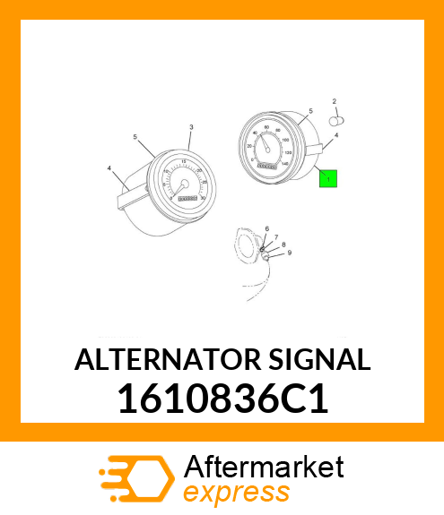 ALTERNATOR SIGNAL 1610836C1