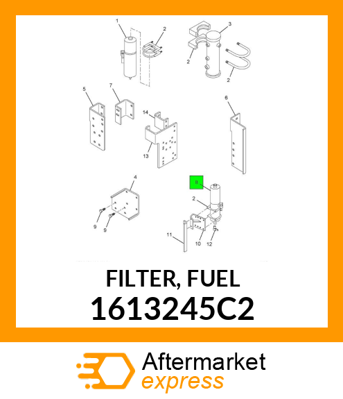 FILTER, FUEL 1613245C2