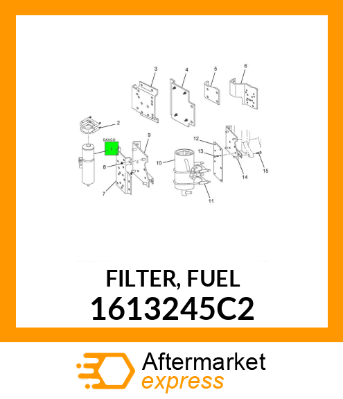 FILTER, FUEL 1613245C2