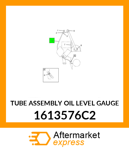 TUBE ASSEMBLY OIL LEVEL GAUGE 1613576C2