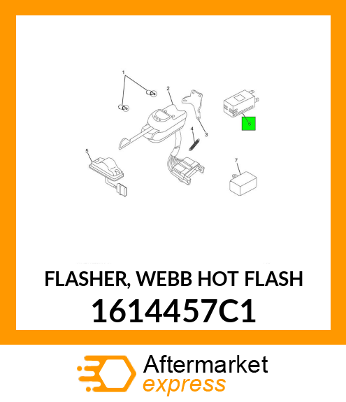 FLASHER, WEBB HOT FLASH 1614457C1