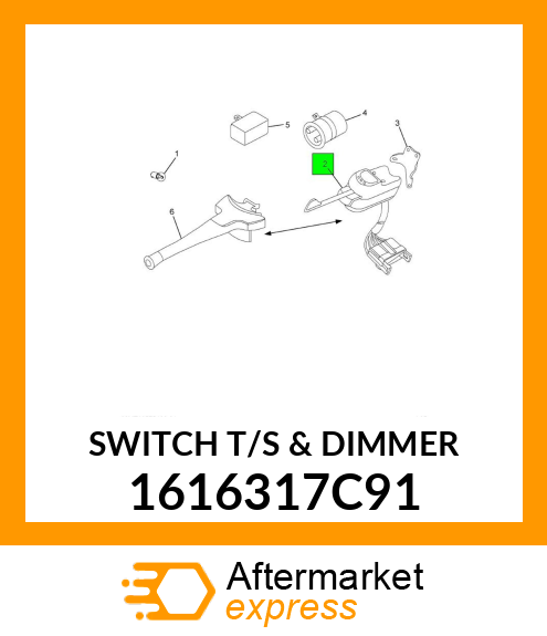 SWITCH T/S & DIMMER 1616317C91