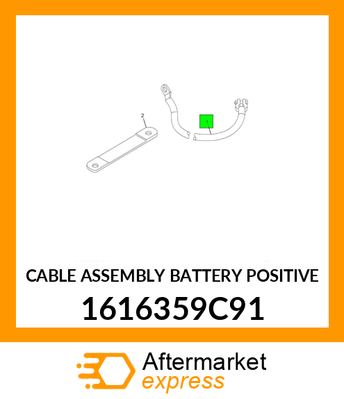 CABLE ASSEMBLY BATTERY POSITIVE 1616359C91