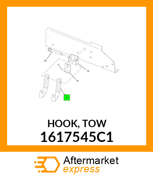 HOOK, TOW 1617545C1