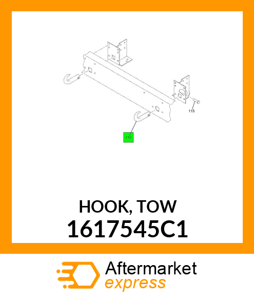 HOOK, TOW 1617545C1