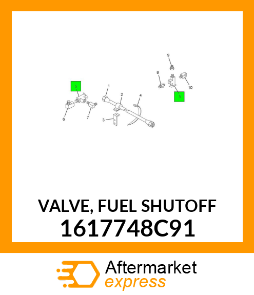 VALVE, FUEL SHUTOFF 1617748C91