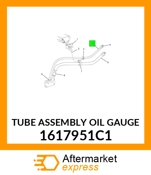 TUBE ASSEMBLY OIL GAUGE 1617951C1