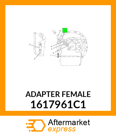 ADAPTER FEMALE 1617961C1