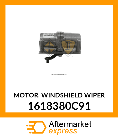 MOTOR, WINDSHIELD WIPER 1618380C91