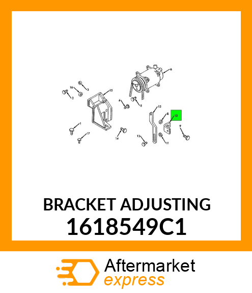 BRACKET ADJUSTING 1618549C1