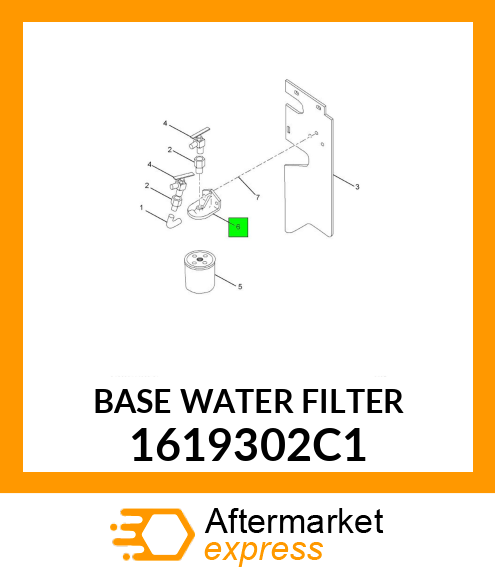 BASE WATER FILTER 1619302C1