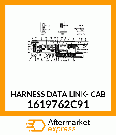 HARNESS DATA LINK- CAB 1619762C91