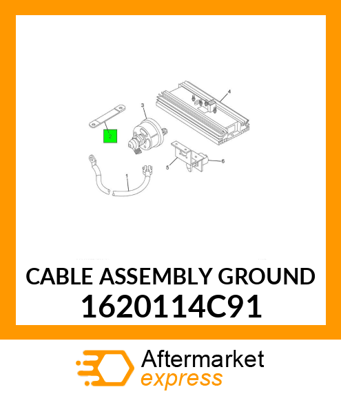 CABLE ASSEMBLY GROUND 1620114C91