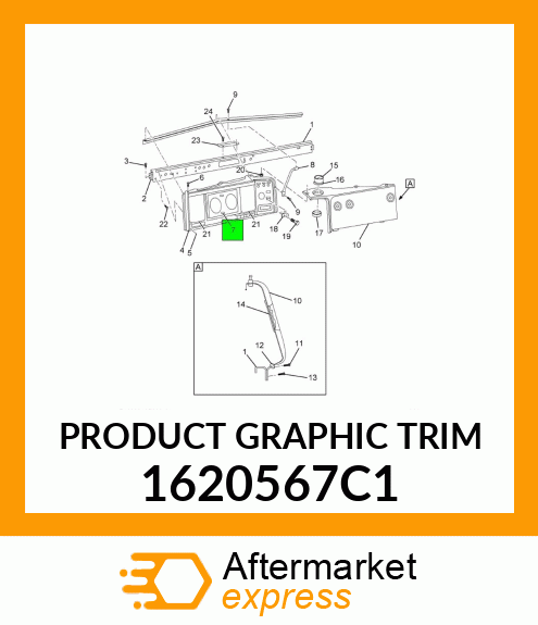 PRODUCT GRAPHIC TRIM 1620567C1