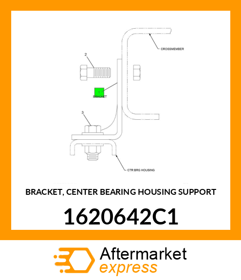 BRACKET, CENTER BEARING HOUSING SUPPORT 1620642C1