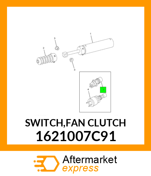 SWITCH,FAN CLUTCH 1621007C91