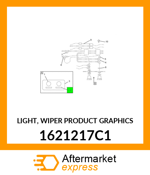 LIGHT, WIPER PRODUCT GRAPHICS 1621217C1