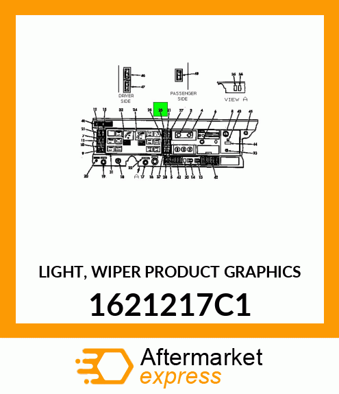 LIGHT, WIPER PRODUCT GRAPHICS 1621217C1