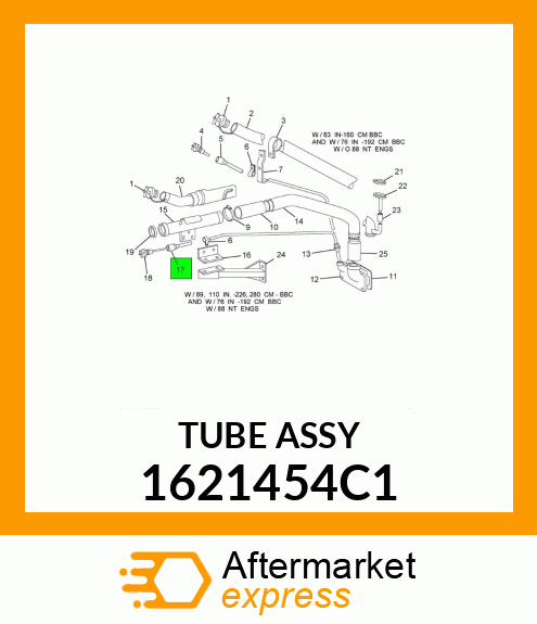 TUBE OIL LEVEL GAUGE 1621454C1