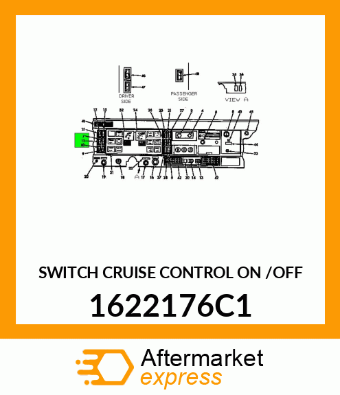 SWITCH CRUISE CONTROL ON /OFF 1622176C1