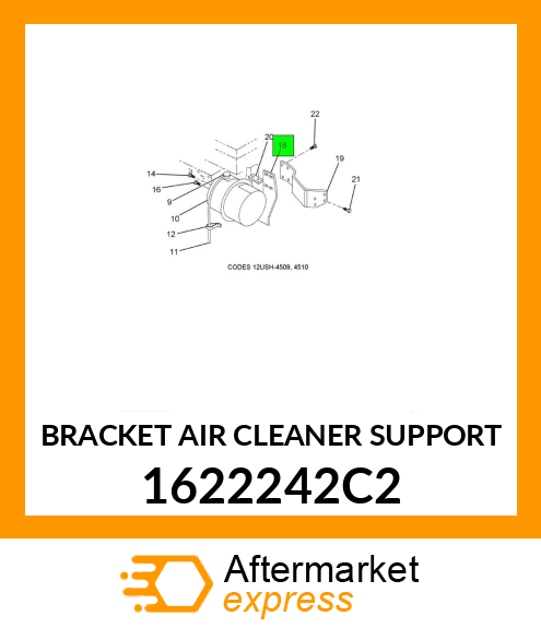 BRACKET AIR CLEANER SUPPORT 1622242C2