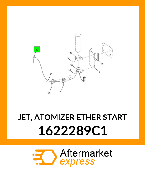JET, ATOMIZER ETHER START 1622289C1