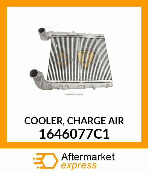 COOLER, CHARGE AIR 1646077C1