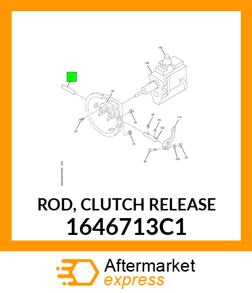 ROD, CLUTCH RELEASE 1646713C1