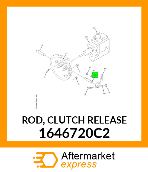 ROD, CLUTCH RELEASE 1646720C2