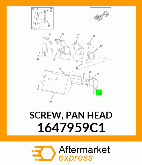 SCREW, PAN HEAD 1647959C1