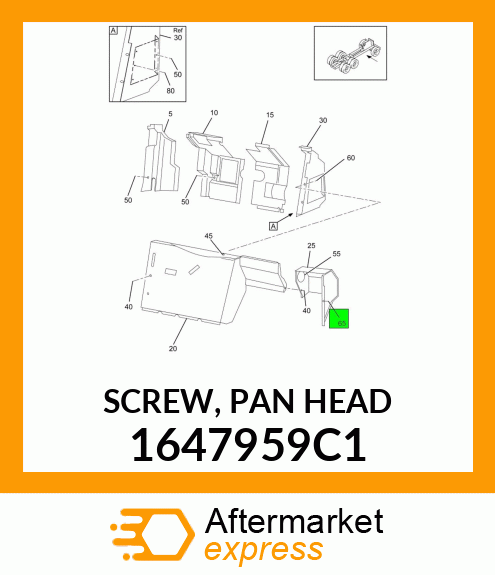 SCREW, PAN HEAD 1647959C1