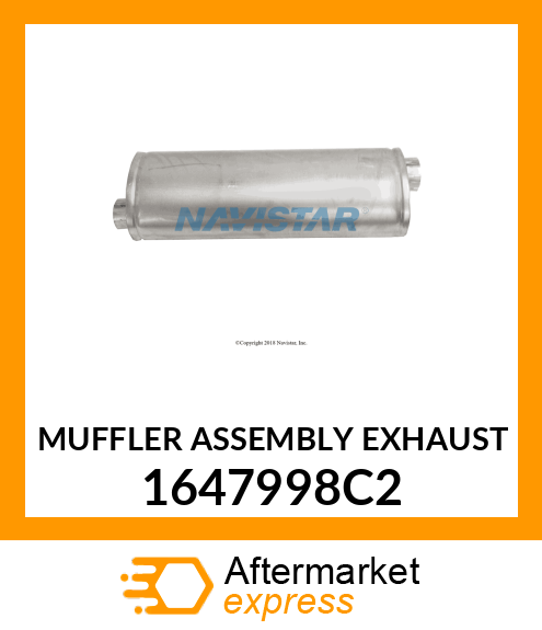 MUFFLER ASSEMBLY EXHAUST 1647998C2