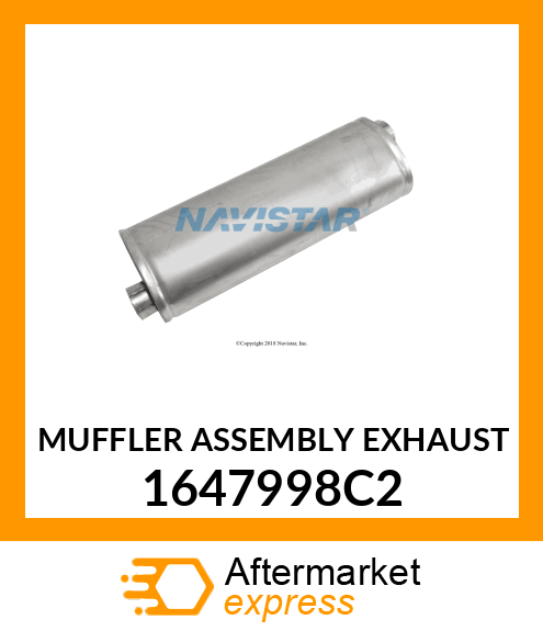 MUFFLER ASSEMBLY EXHAUST 1647998C2